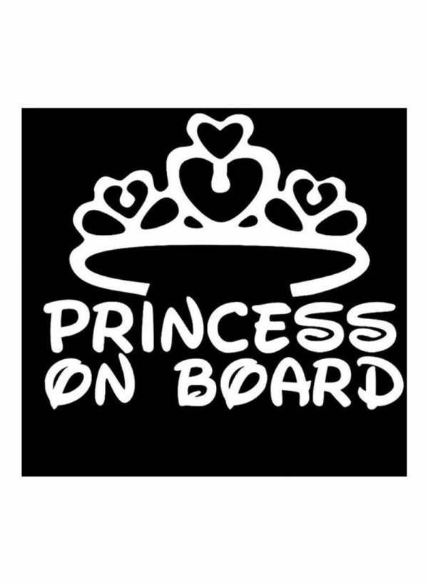 Tools & Accessories |   Waterproof Crown Princess On Board Car Body Sticker Car Accessories Tools & Accessories