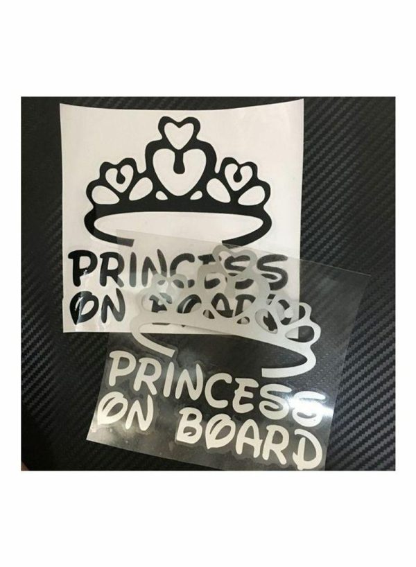 Tools & Accessories |   Waterproof Crown Princess On Board Car Body Sticker Car Accessories Tools & Accessories