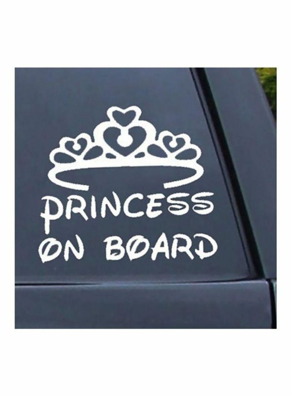 Tools & Accessories |   Waterproof Crown Princess On Board Car Body Sticker Car Accessories Tools & Accessories