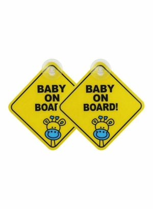 Sticky Pads & Car Mat |   20-Piece Baby On Board Warning Safty Sign Car Sticker Car Accessories Sticky Pads & Car Mat