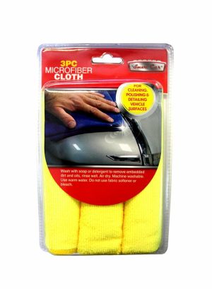 Cleaning & Polish |   3-Piece Microfiber Cloth Automotive Care & Cleaning Cleaning & Polish