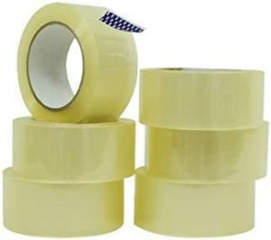 Oils & Fluids |   Clear Packing Tape – 2 Inch X 55 Yards Per Roll – Your Thin Industrial Grade Aggressive Adhesive Shipping Box Packaging Tape Automotive Care & Cleaning Oils & Fluids